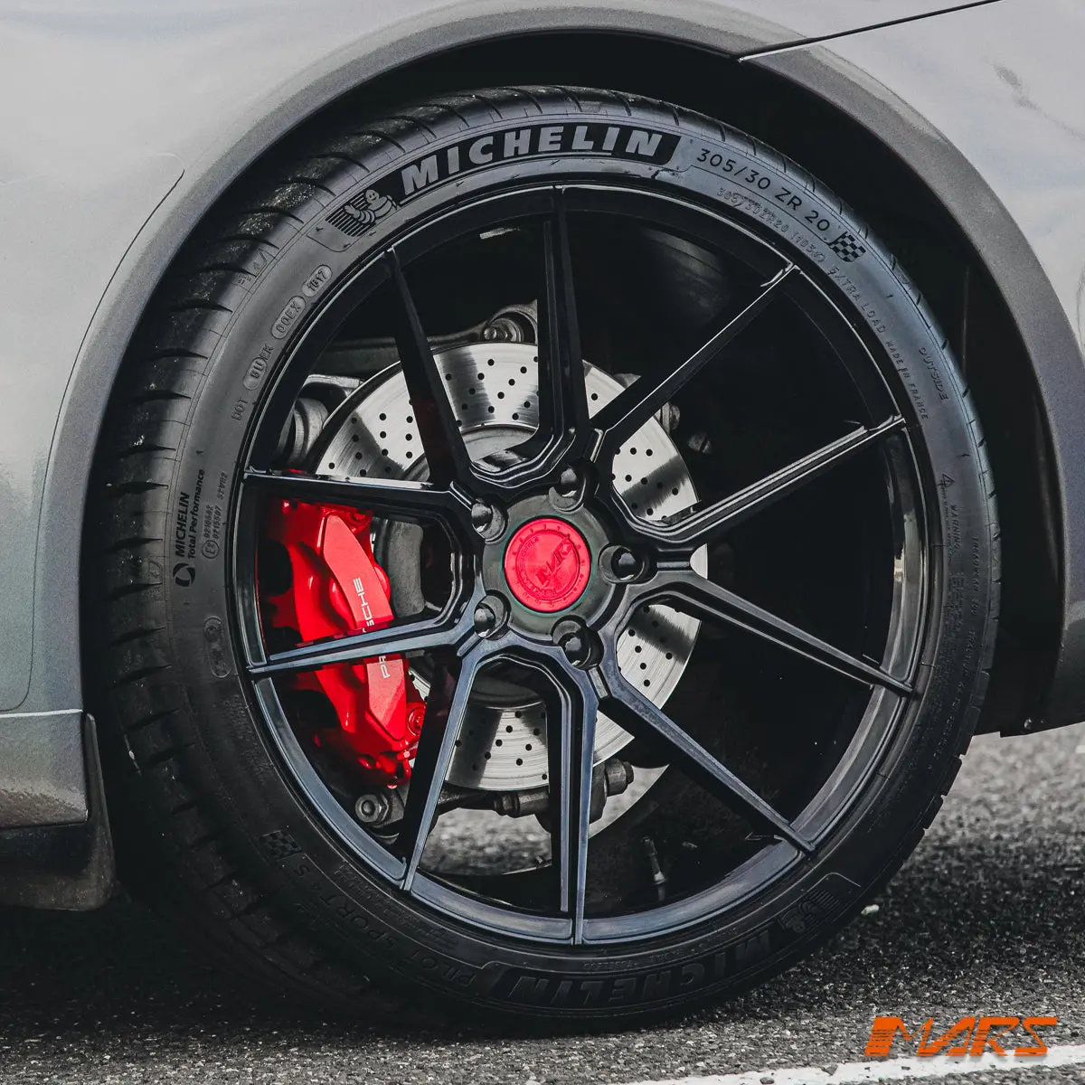 Mars Mp-K2 Gloss Black 4X 20 Inch Concave Stag Alloy Wheels Rims 5X130 For Porsche 911 Carrera & Cayenne 1