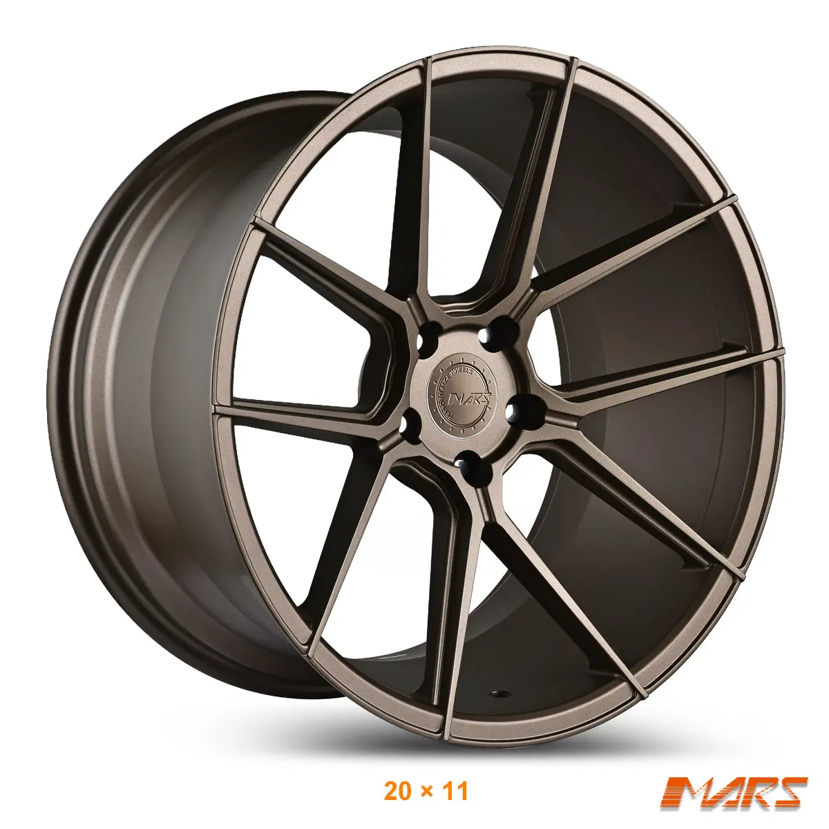 Mars Mp-K2 Matt Bronze 20 Inch Concave Stag Alloy Wheels Rims 1