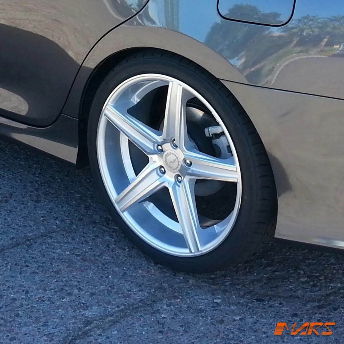 One Wheel Of Mars Mp-Kd 20X9.5 Et40 Matt Silver Concave Alloy Wheel Rim 5X114.3 Pcd 1