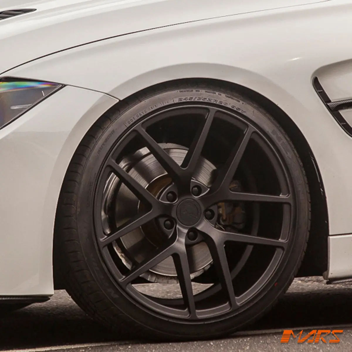 Mars Mp-Kw 20 Inch Matte Sandy Black Stag Alloy Wheels Rims 5X120 For Bmw 3 4 Series F30 F31 F32 F33 1