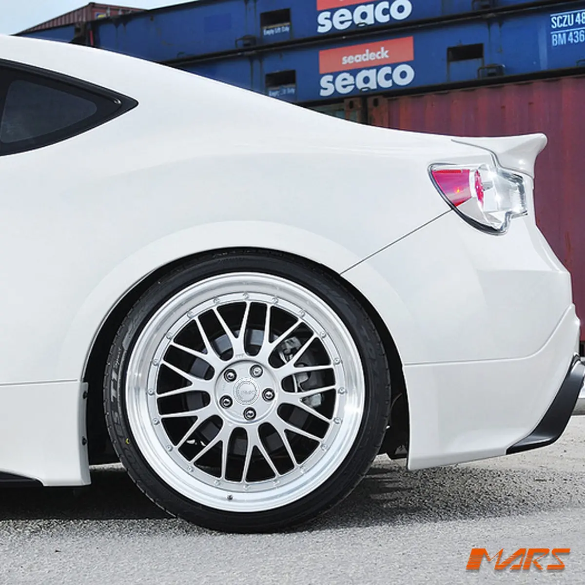 Mars Mp-Lm Hyper Silver 4X 19 Inch Step Dish Stag Alloy Wheels Rims 5X100 For Toyota 86 & Subaru Brz 2