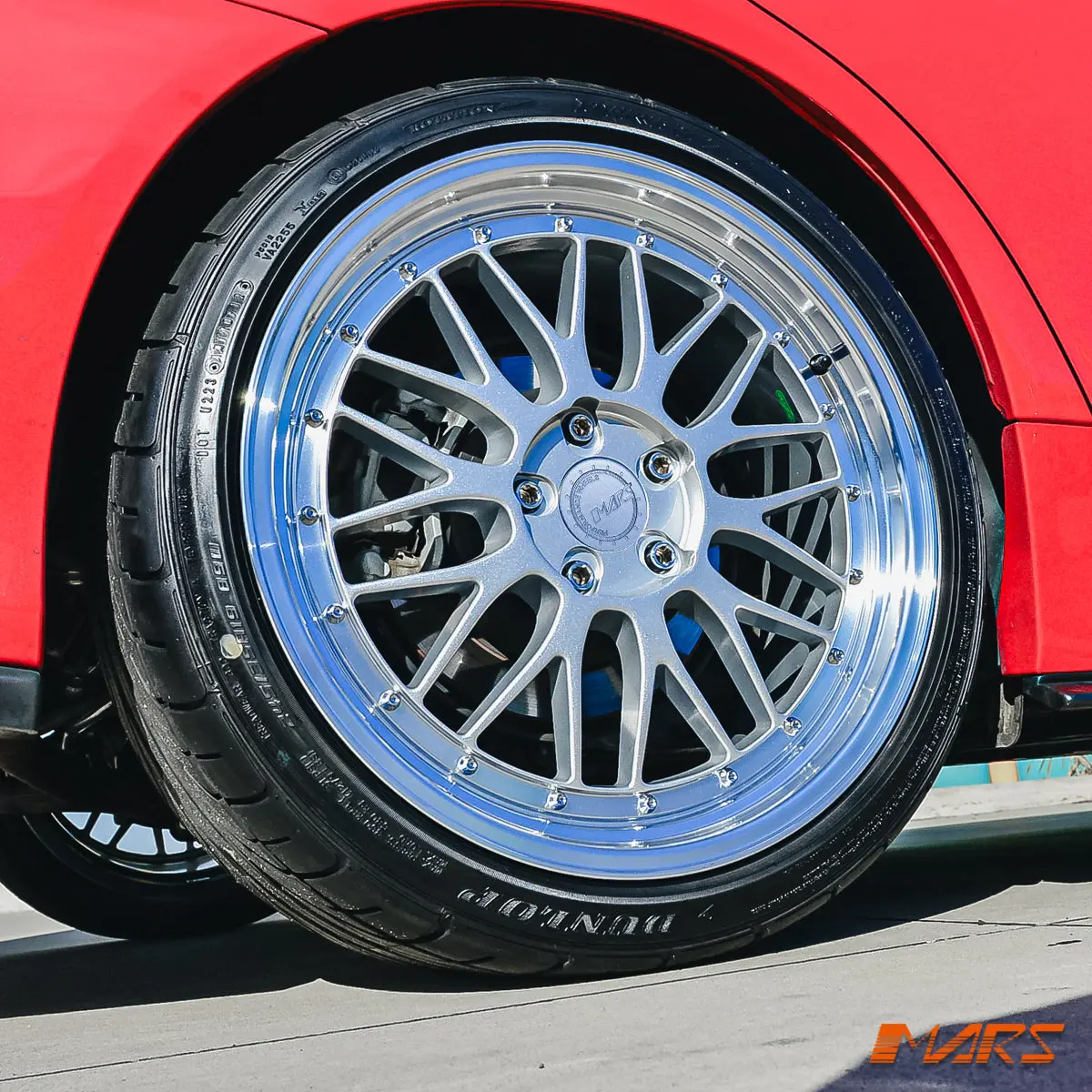Mars Mp-Lm Hyper Silver 4X 19 Inch Step Dish Stag Alloy Wheels Rims 5X114.3 For Subaru Wrx Sti Va Vb 1