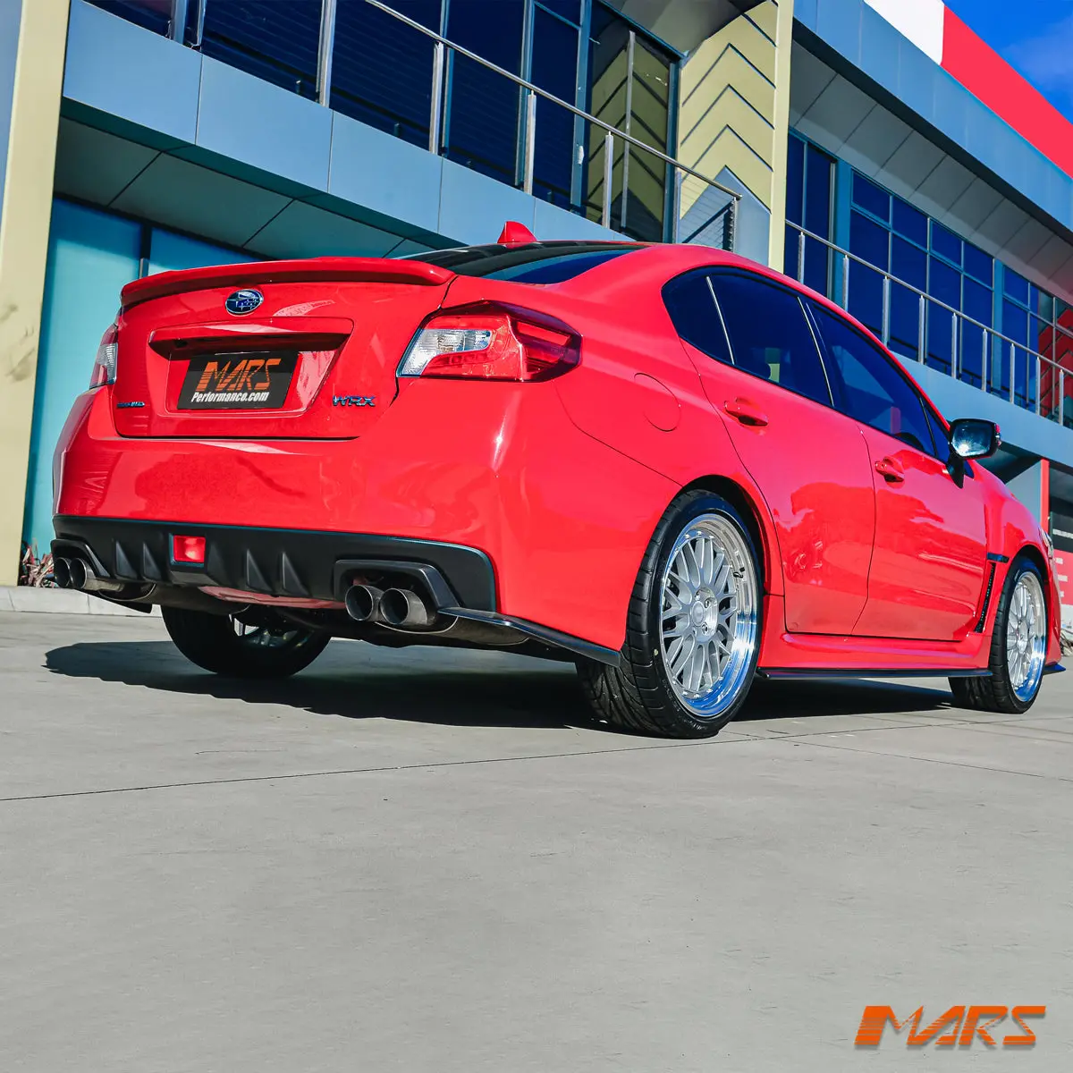 Mars Mp-Lm Hyper Silver 4X 19 Inch Step Dish Stag Alloy Wheels Rims 5X114.3 For Subaru Wrx Sti Va Vb 2