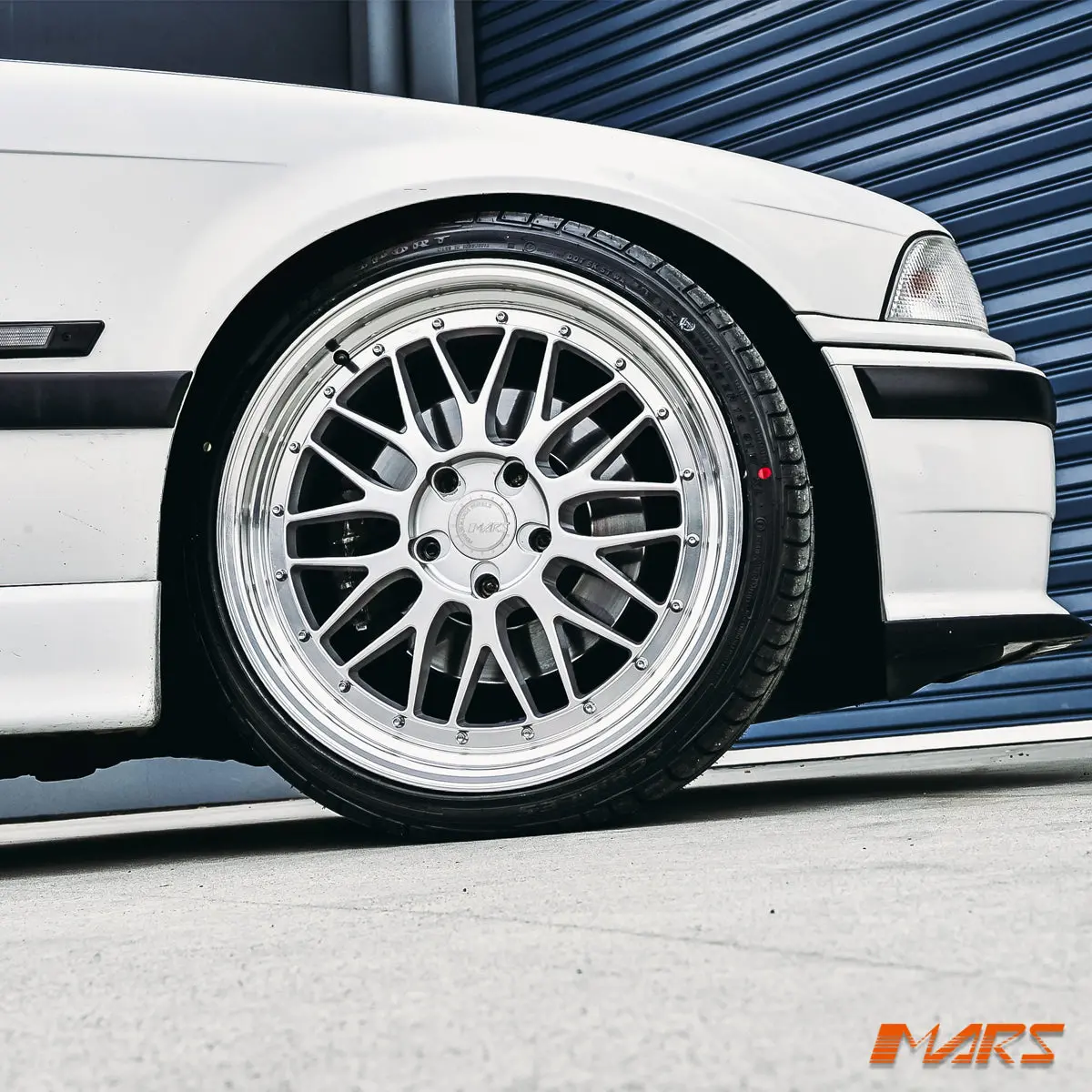 Mars Mp-Lm Hyper Silver 4X 19 Inch Step Dish Stag Alloy Wheels Rims 5X120 For Bmw 3/5 Series E36 E46 E39 & M3 M5 1