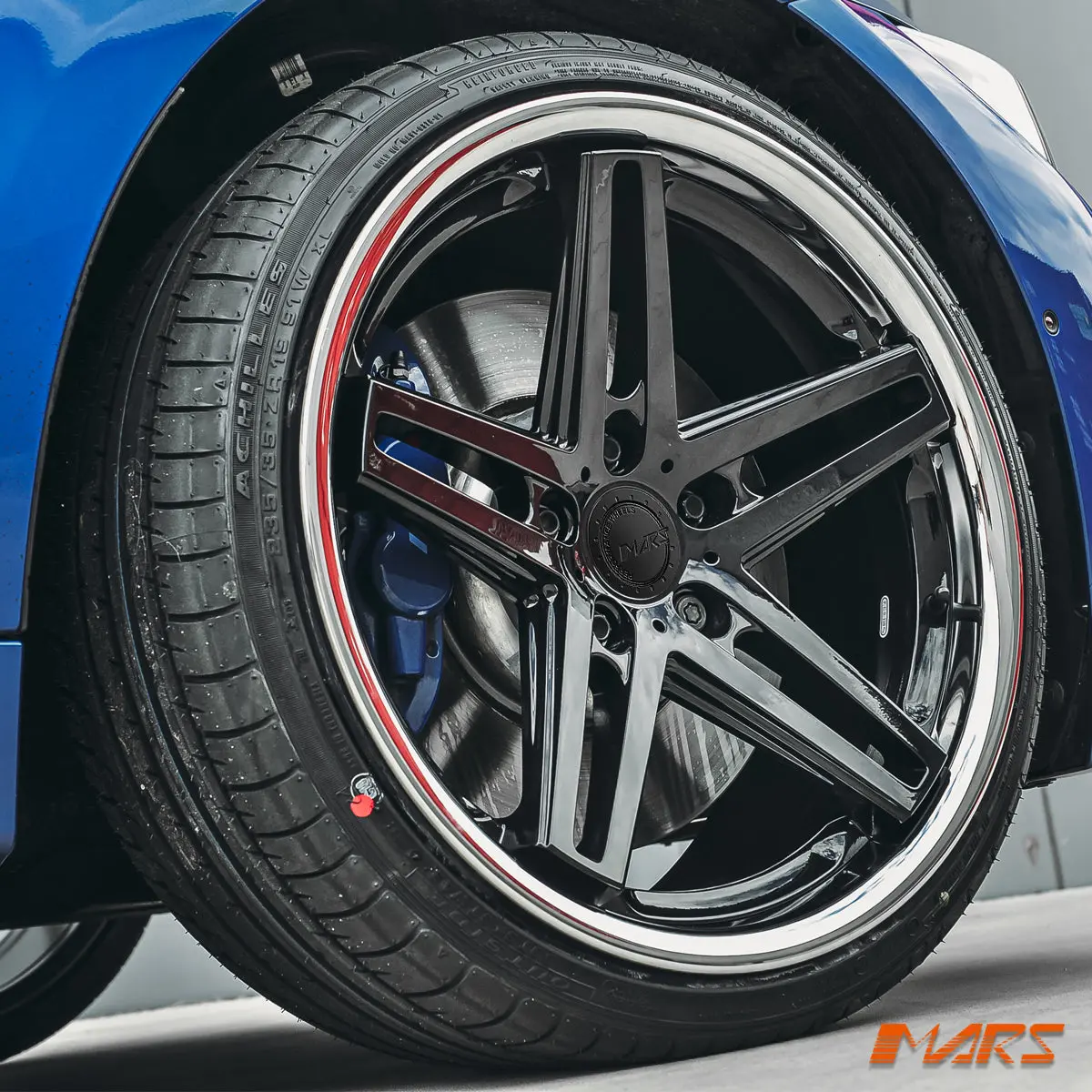 Mars Mp-Mc 19 Inch Gloss Black 5 Sporks Stag Concave With Dish Alloy Wheels Rims 5X120 For Bmw 4-Series F32 F33 F36 1