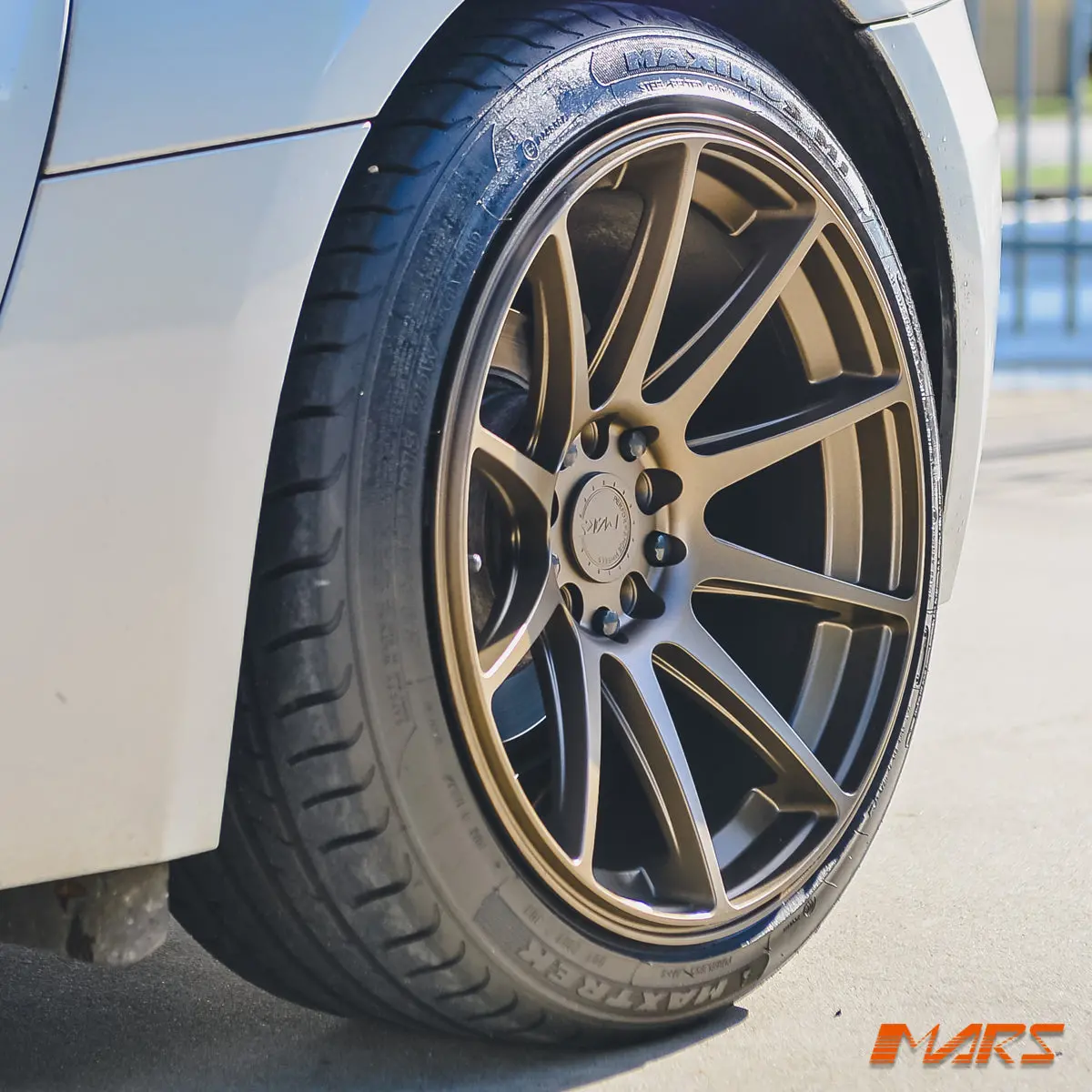 Mars Mp-Ms Matt Bronze Concave 4X 18 Inch Stag Alloy Wheels Rims 5X112 5X120 1