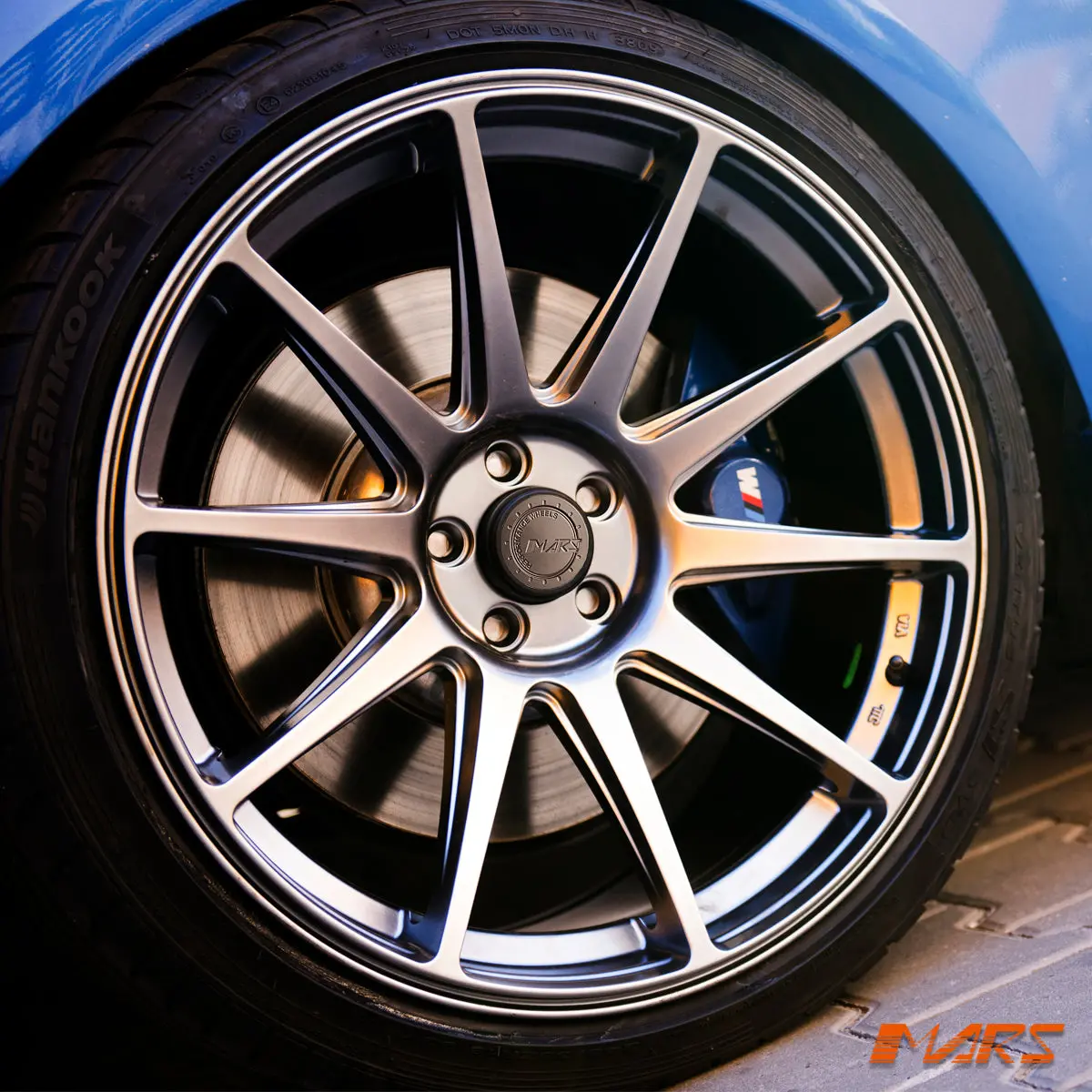 Mars Mp-Ms Hyper Black 4X 19 Inch Deep Concave Stag Alloy Wheels Rims 5X120 For Bmw F32 F33 F36 1