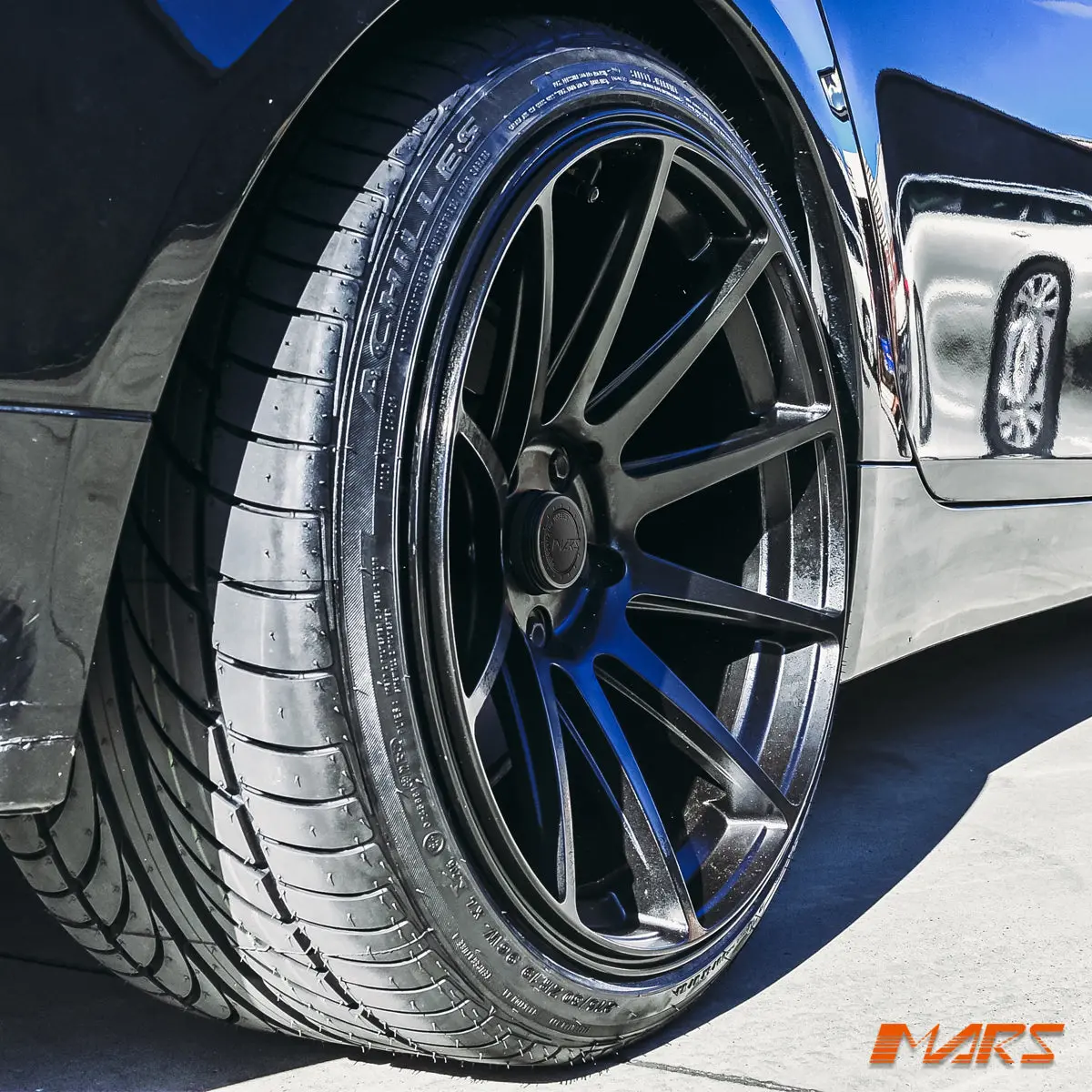 Mars Mp-Ms Matt Black 4X 19 Inch Deep Concave Stag Alloy Wheels Rims 5X120 For Bmw 5-Series E60 & M5 1