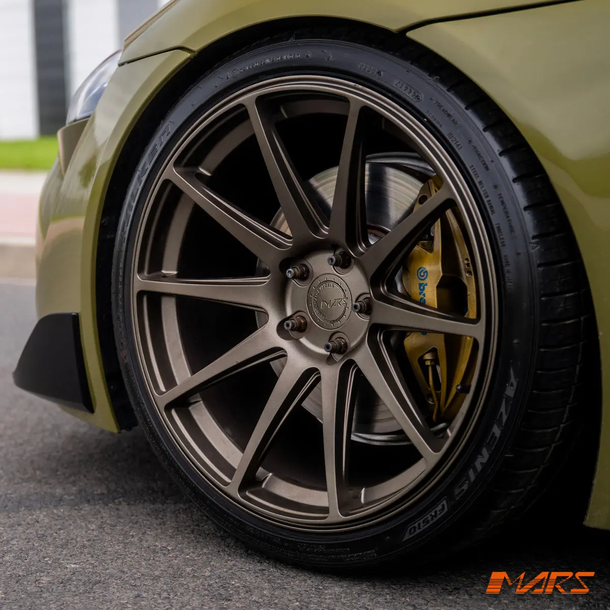 Mars Mp-Ms Matt Bronze 4X 19 Inch Deep Concave Stag Alloy Wheels Rims 5X114.3 For Toyota Gr Supra 1