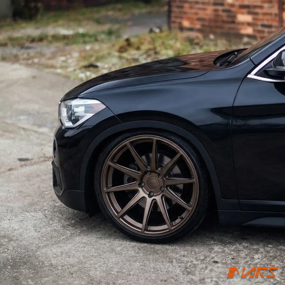 Mars Mp-Ms Matt Bronze 4X 19 Inch Deep Concave Stag Alloy Wheels Rims 5X120 For Bmw X1 E84 F48 1