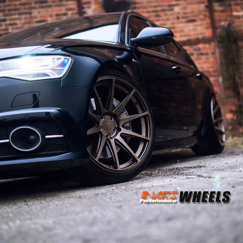 Mars Mp-Ms Matt Bronze 4X 19 Inch Deep Concave Stag Alloy Wheels Rims 1