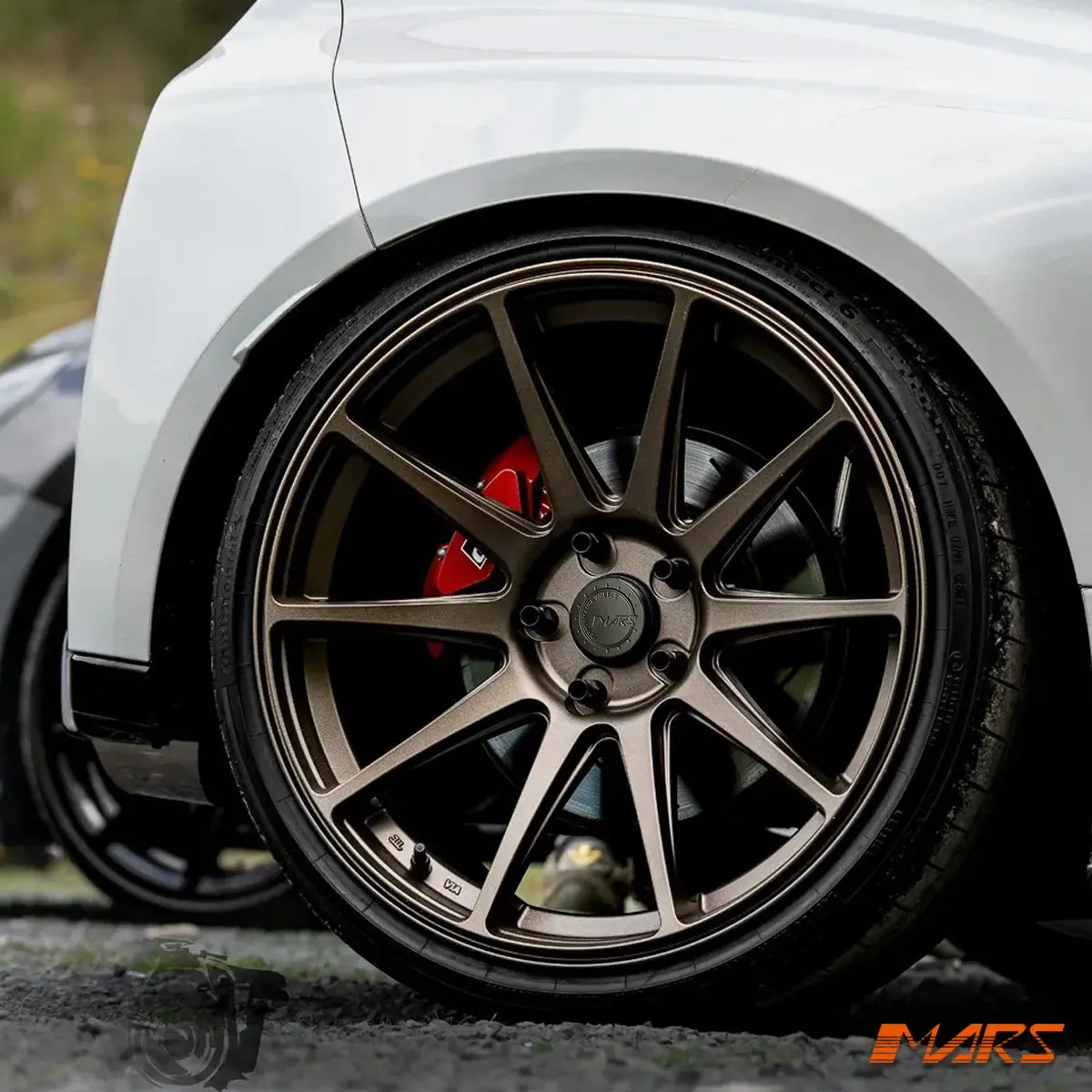 Mars Mp-Ms Matt Bronze 4X 19 Inch Deep Concave Stag Alloy Wheels Rims 5X114.3 For Toyota Gr Yaris Corolla 1