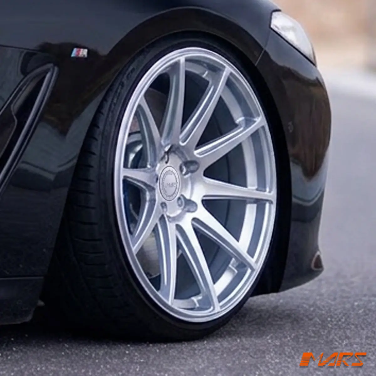 Mars Mp-Ms Machined Silver 4X 20 Inch Deep Concave Stag Alloy Wheels Rims 5X112 For Bmw 8-Series G14 G15 G16 & M8 F92 F93 1
