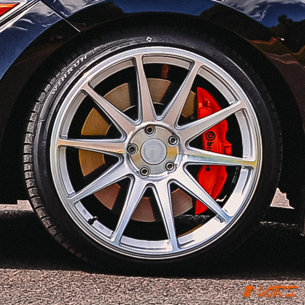 Mars Mp-Ms Machined Silver 4X 20 Inch Deep Concave Stag Alloy Wheels Rims 5X114.3 For Ford Falcon Ute 1