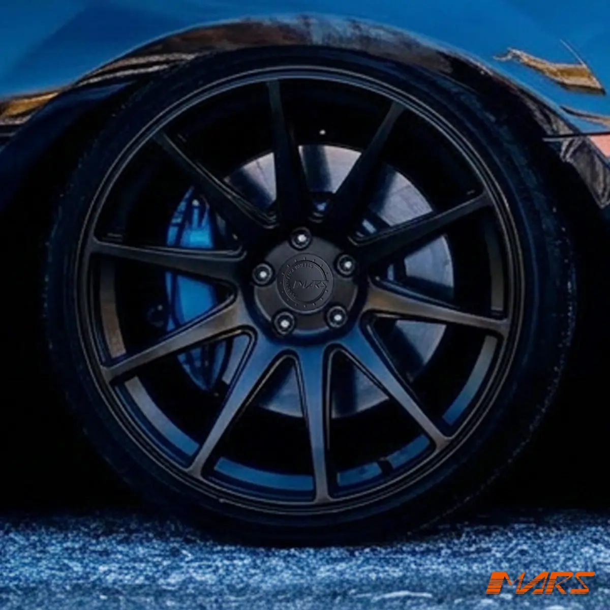 Mars Mp-Ms Matt Black 4X 20 Inch Deep Concave Stag Alloy Wheels Rims 5X120 For Chevrolet Camaro 1