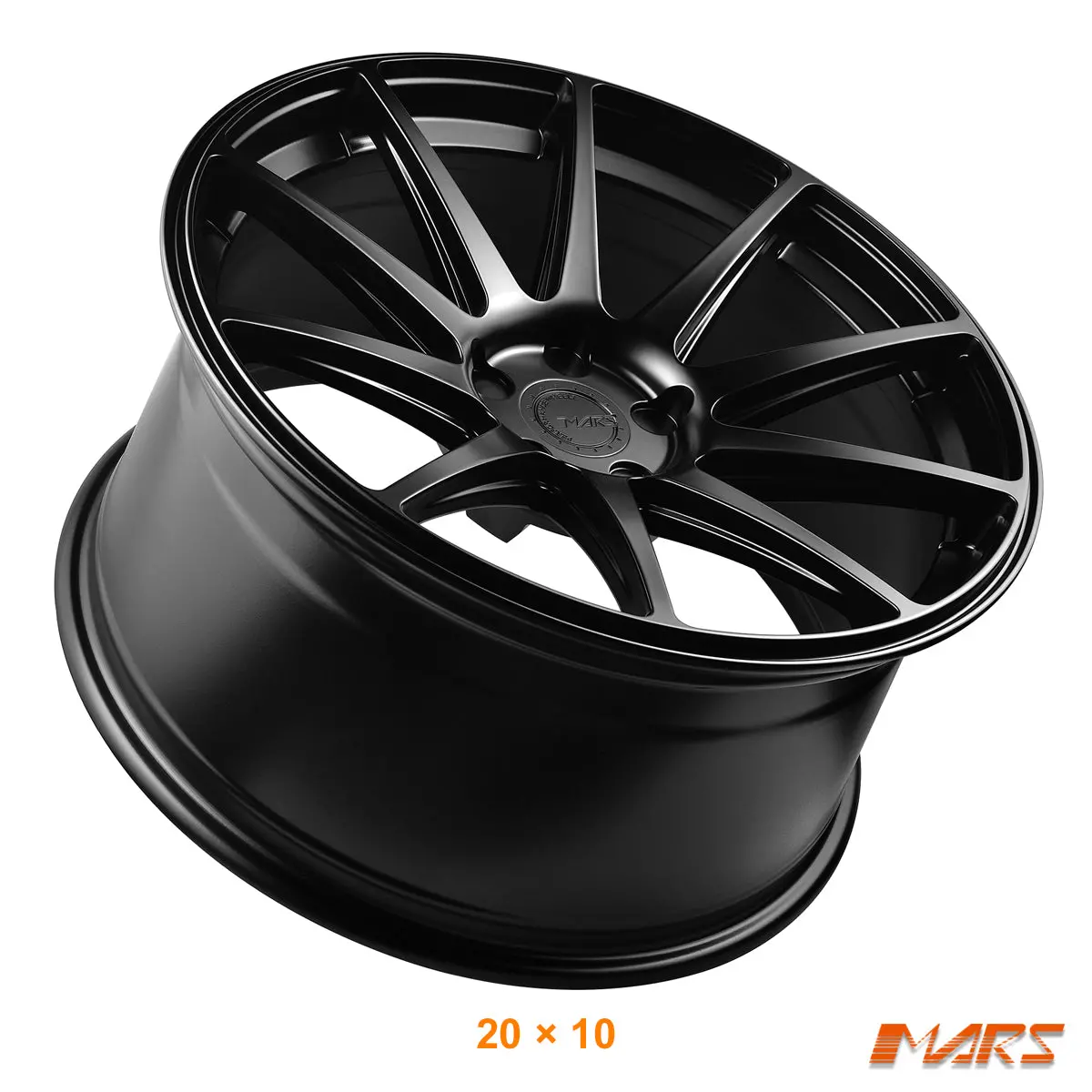 Mars Mp-Ms Matt Black 4X 20 Inch Deep Concave Stag Alloy Wheels Rims 5X120 For Holden Commodore & Hsv 2
