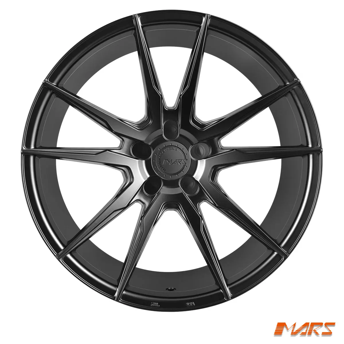 Mars Mp-Rh Matt Black 19 Inch Deep Concave Stag Alloy Wheels Rims 1