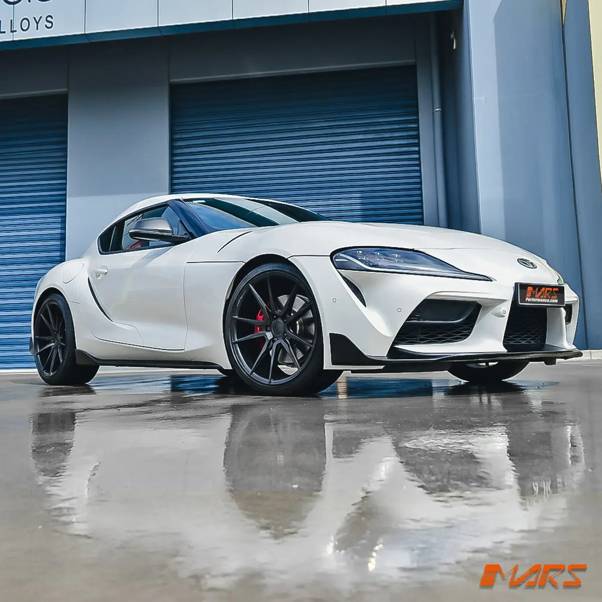 Mars Mp-Rh Matt Black 19 Inch Deep Concave Stag Alloy Wheels Rims 5X114.3 For Toyota Supra 2