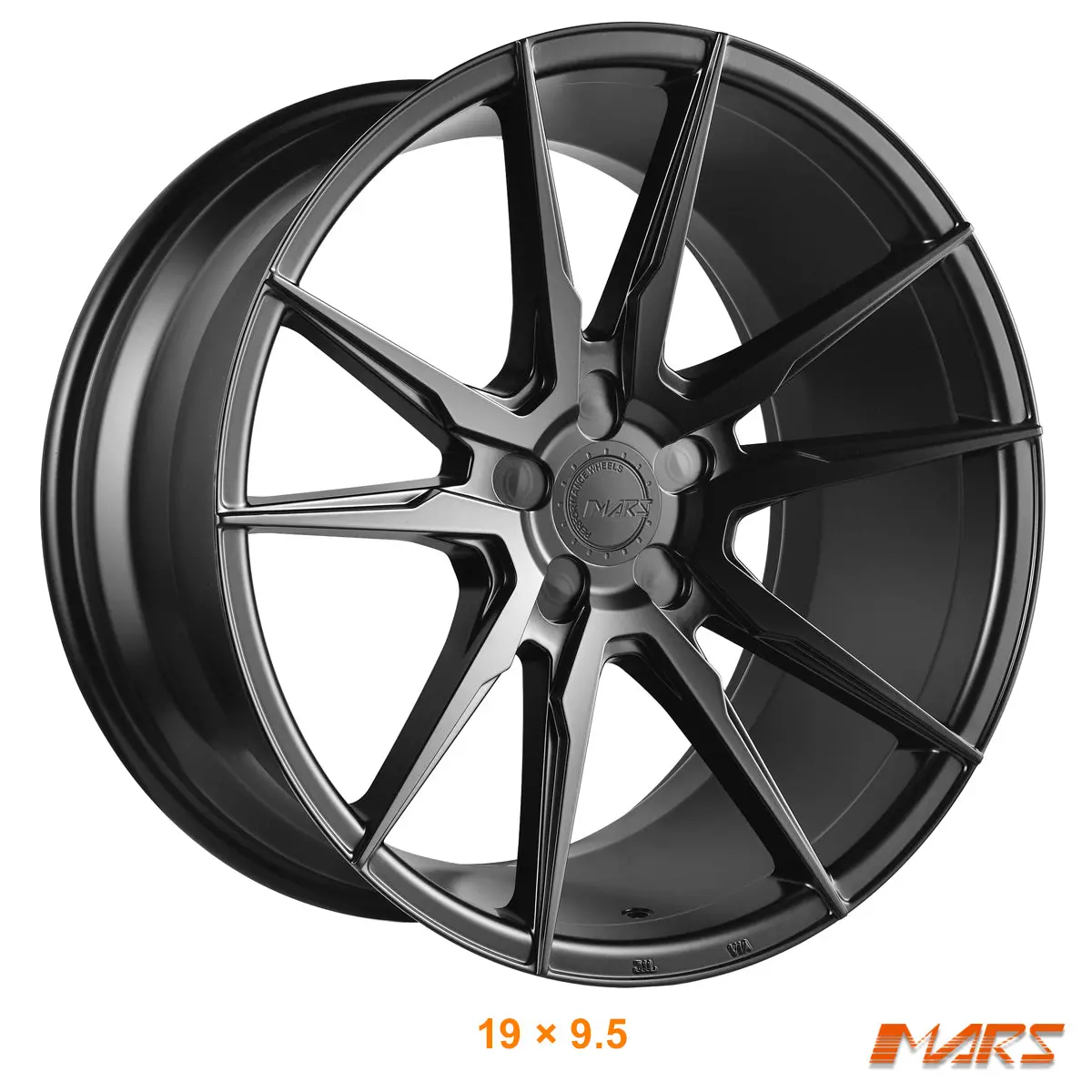 Mars Mp-Rh Matt Black 19 Inch Deep Concave Stag Alloy Wheels Rims 5X120 For Bmw 3-Series E92 E93 Coupe 2