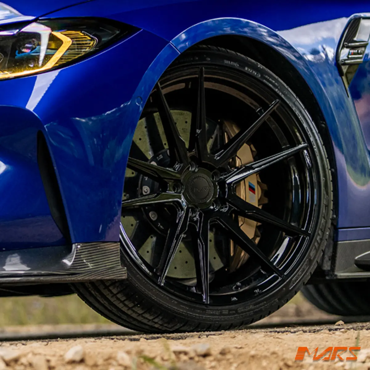 Mars Mp-Rh Gloss Black 20 Inch Deep Concave Stag Alloy Wheels Rims 5X112 For Bmw G80 G81 M3 & G82 G83 M4 1