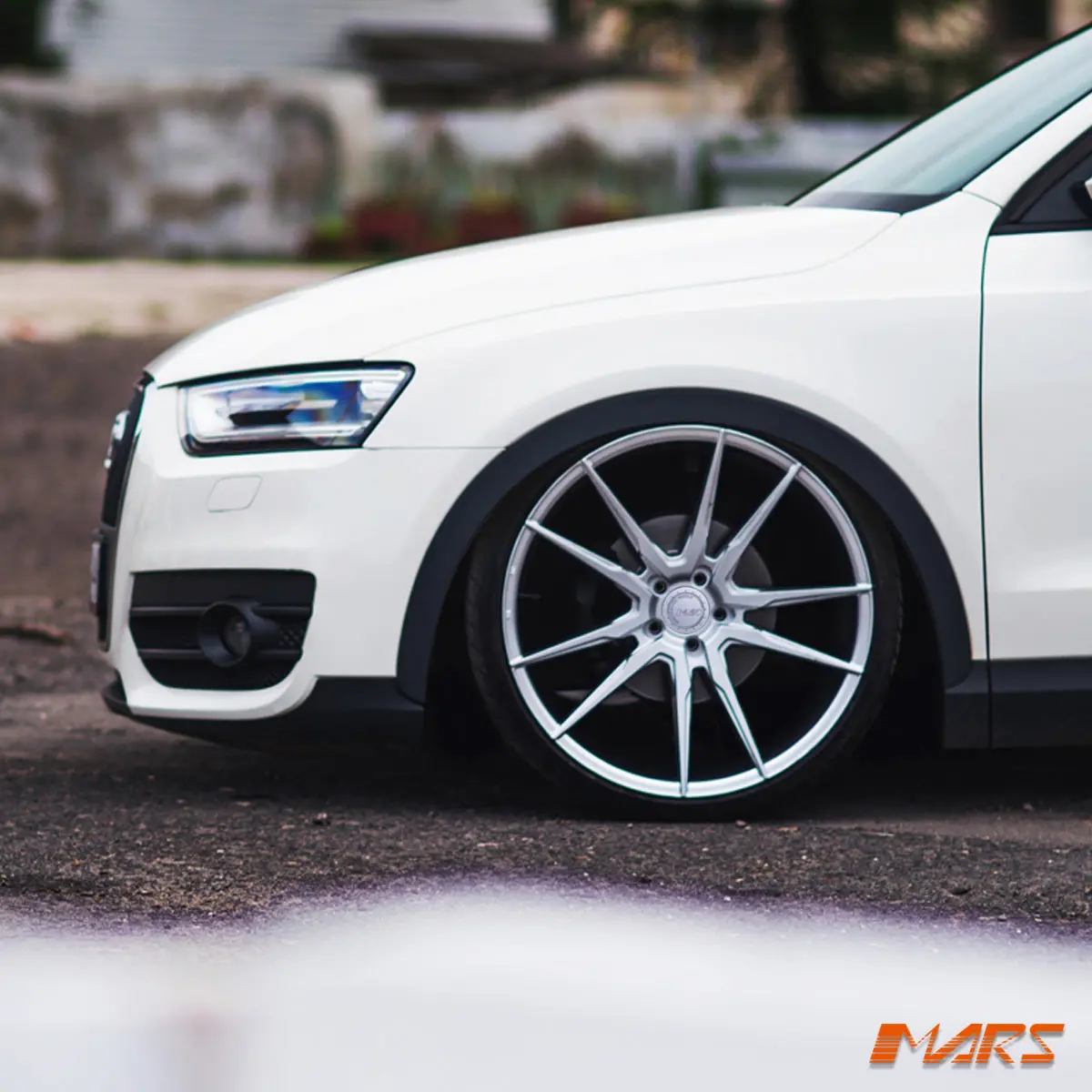 Mars Mp-Rh Machined Silver 20 Inch Deep Concave Stag Alloy Wheels Rims 5X112 For Audi Q2 Q3 Q5 1