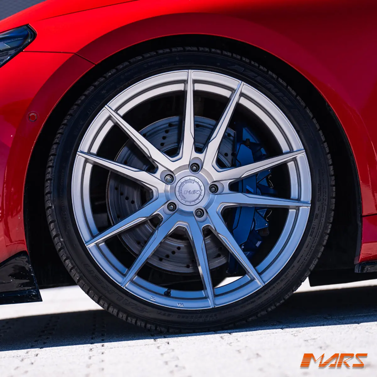 Mars Mp-Rh Machined Silver 20 Inch Deep Concave Stag Alloy Wheels Rims 5X112 For Bmw 2-Series G42 & G87 M2 1