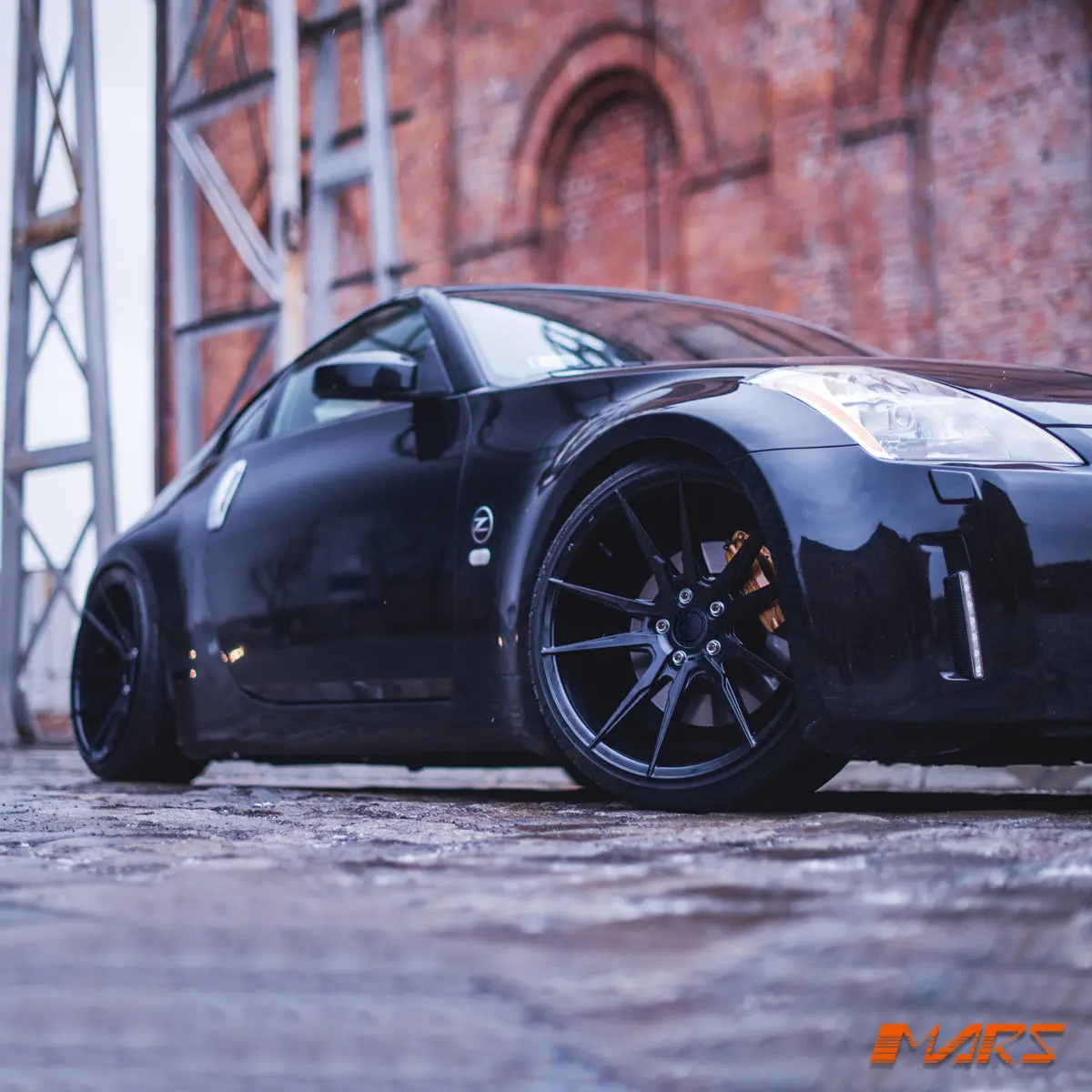 Mars Mp-Rh Gloss Black 20 Inch Deep Concave Stag Alloy Wheels Rims 5X114.3 For Nissan Z33 Z34 1