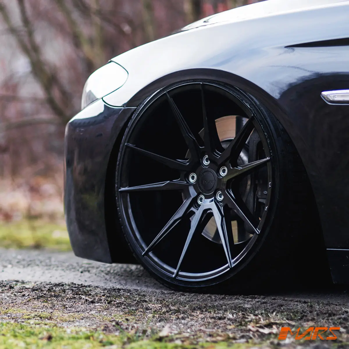 Mars Mp-Rh Gloss Black 20 Inch Deep Concave Stag Alloy Wheels Rims 5X120 For Bmw 5-Series F10 F11 & M5 1