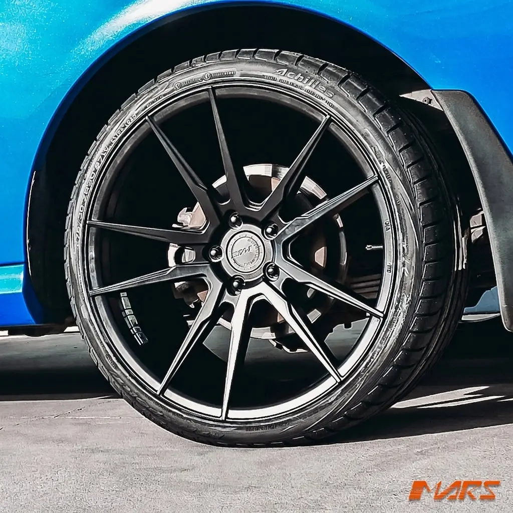 Mars Mp-Rh Matt Black 4X 20 Inch Deep Concave Stag Alloy Wheels Rims 5X114.3 For Ford Falcon 1