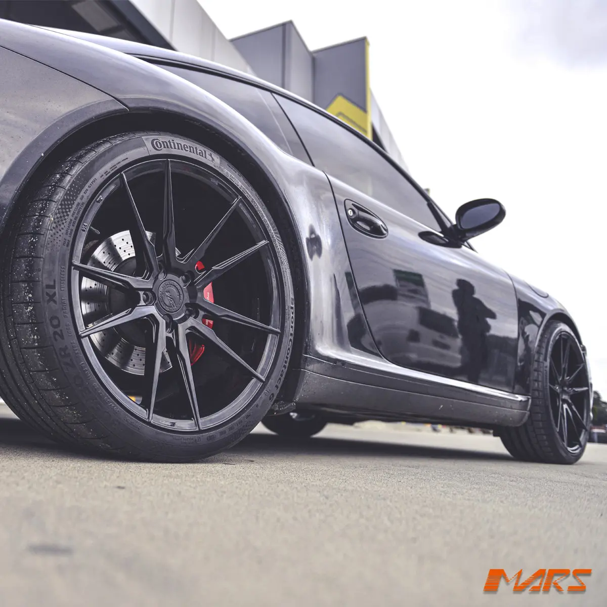 Mars Mp-Rh Matt Black 4X 20 Inch Deep Concave Stag Alloy Wheels Rims 5X130 For Porsche 911 & Carrera 1