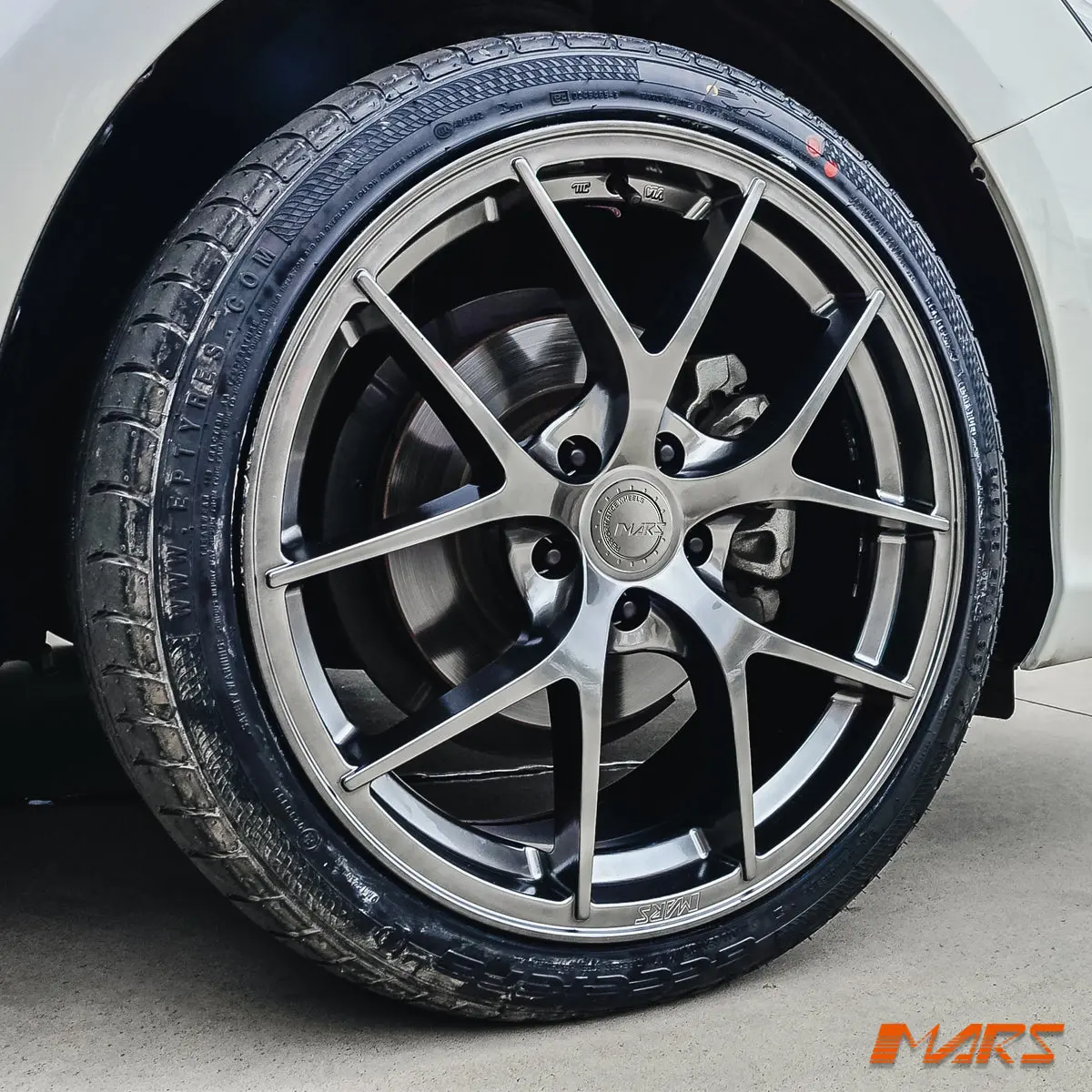 Mars Mp-Ri 19 Inch Hyper Black Stag Alloy Wheels Rims 5X114.3 For Toyota Aurion & Camry 1