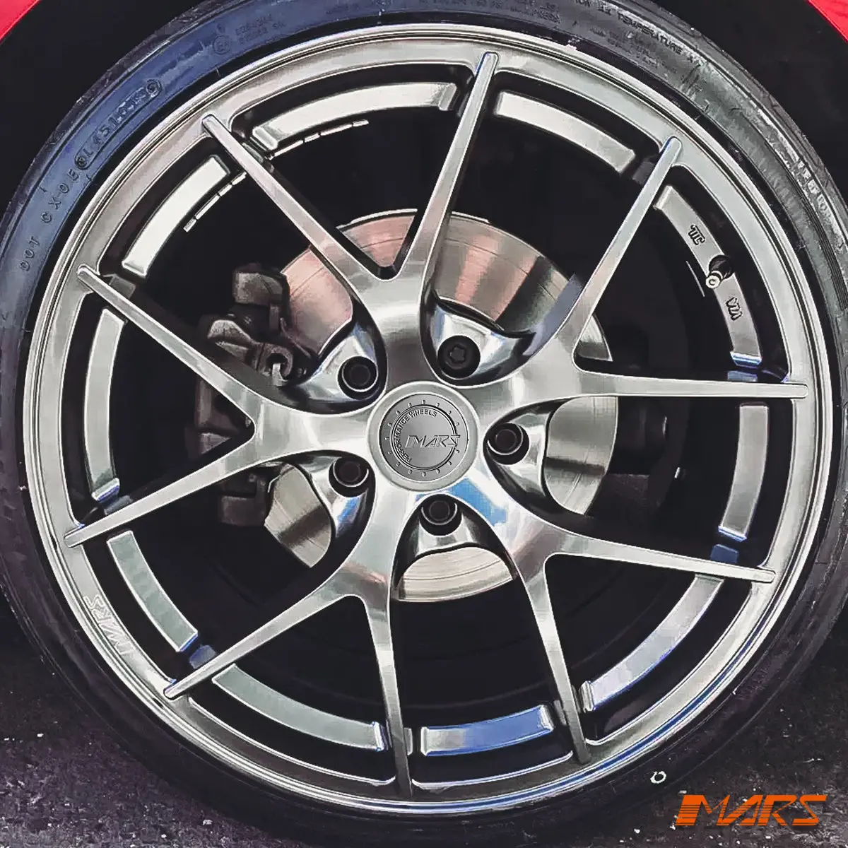 Mars Mp-Ri 19 Inch Hyper Black Stag Alloy Wheels Rims 5X120 For Bmw 2-Series F22 F23 1