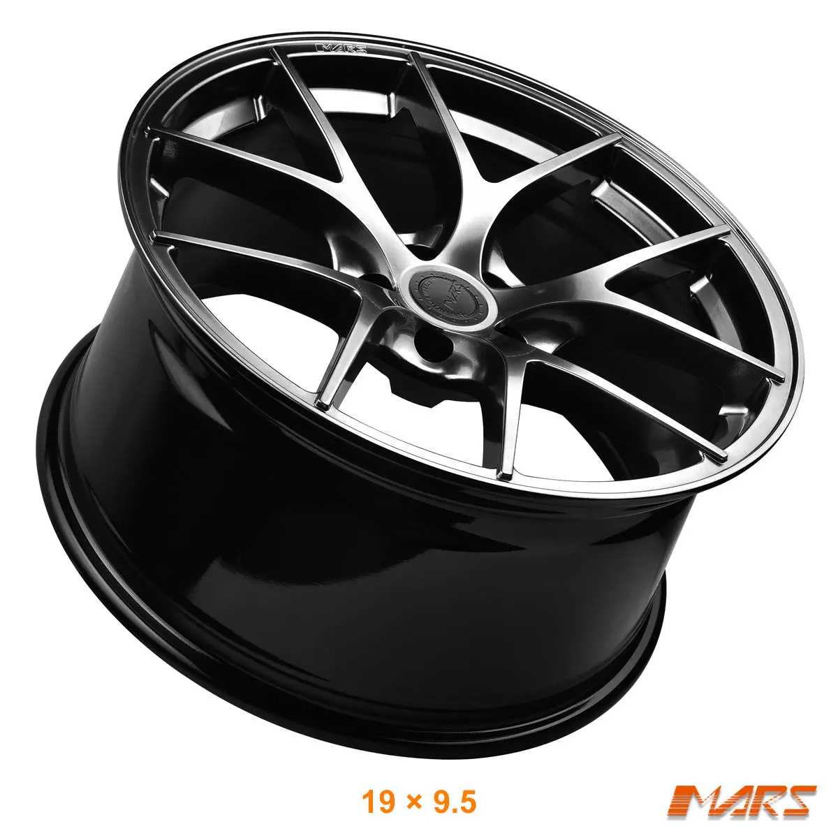 Mars Mp-Ri 19 Inch Hyper Black Stag Alloy Wheels Rims 1