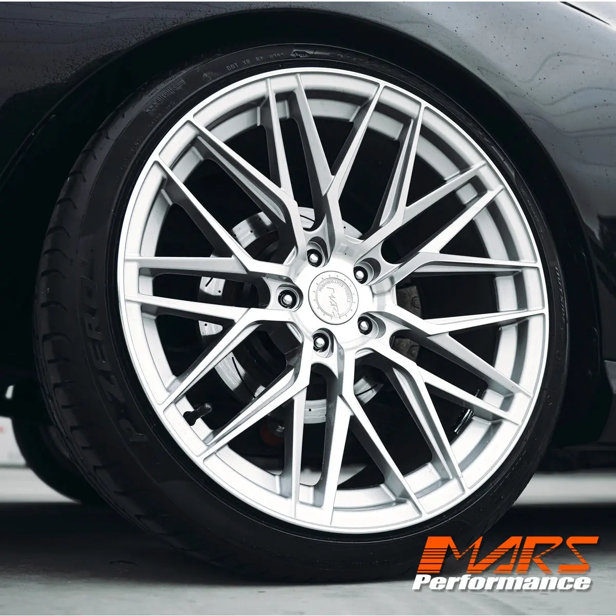 Mars Mp-J2 Silver 20 Inch Concave Wheels 5X114.3 For Ford Falcon Sedan & Ute & Mustang 1