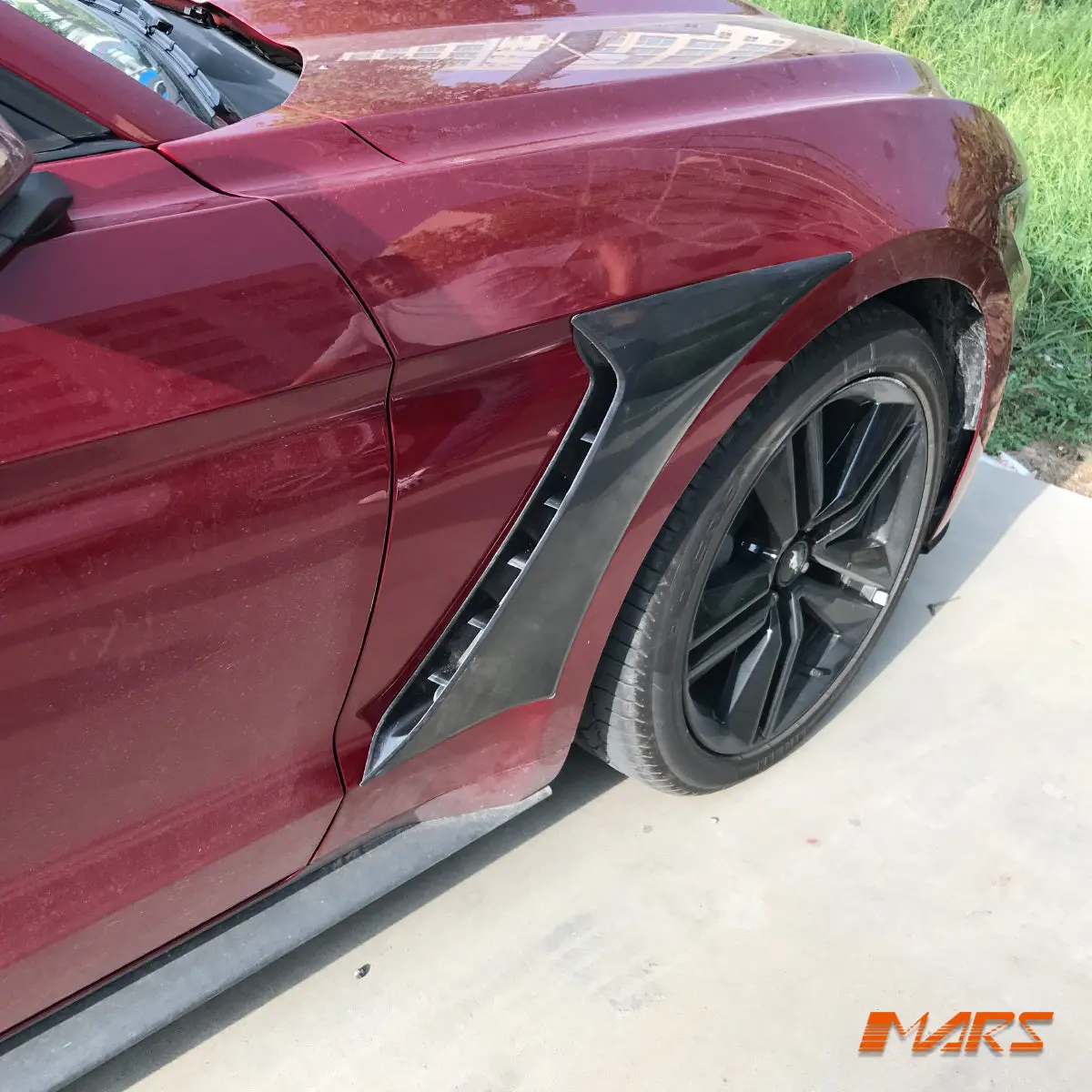 Shelby Gt350 Style Front Side Fender / Guard Vents Bodykit For Ford Mustang Fm 2015-2017 1