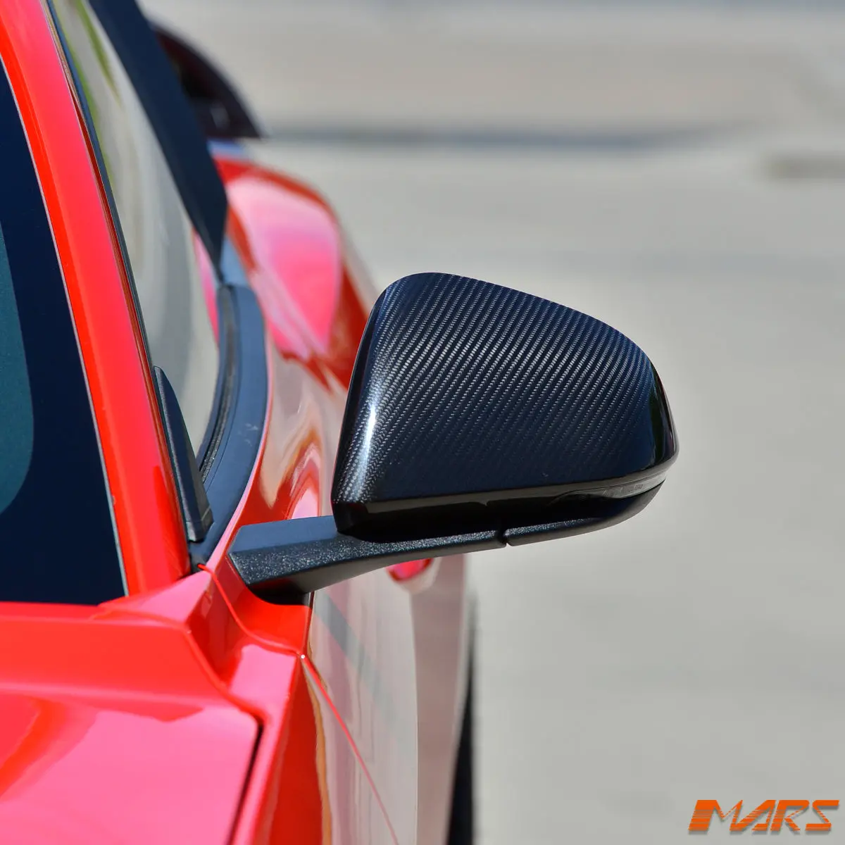 Flokraft Dry Carbon Fibre Mirror Cap Covers For Ford Mustang Fm Fn 2015-2022 1