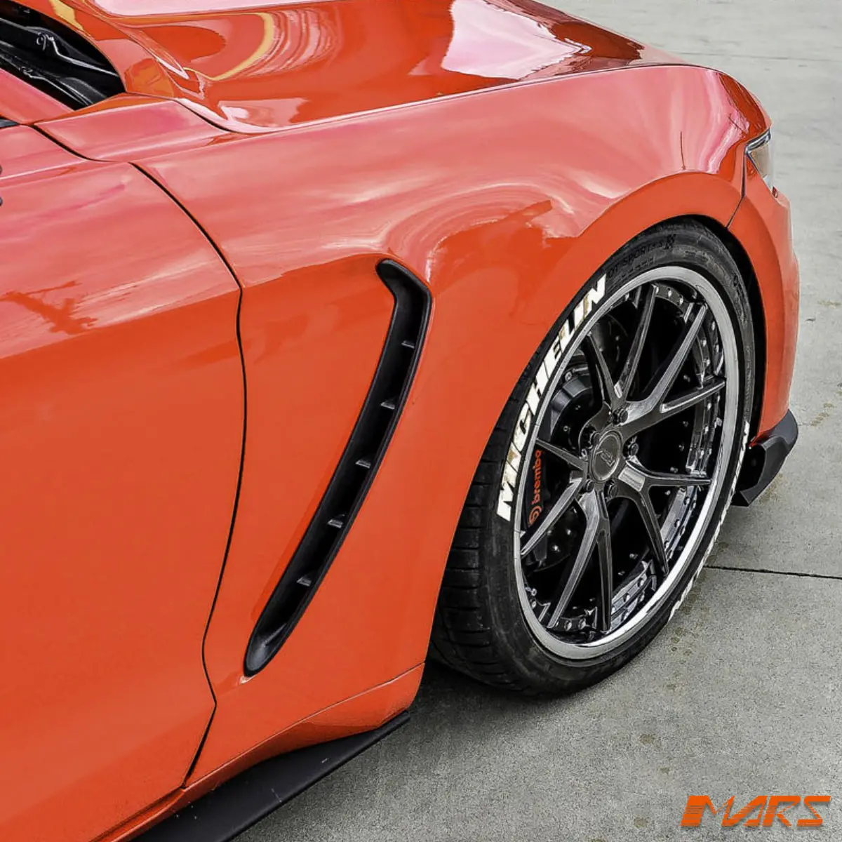 Shelby Gt350-R Style Metal Fender Guard With Plastic Vents Bodykit For Ford Mustang Fm 2015-2017 1