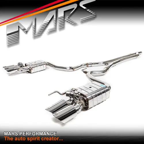 Mars Performance Twin Exhaust Cat-Back System With Volume Control Valve For Ford Mustang Fm Fn 2015-2018 Ecoboost 2.3T 1