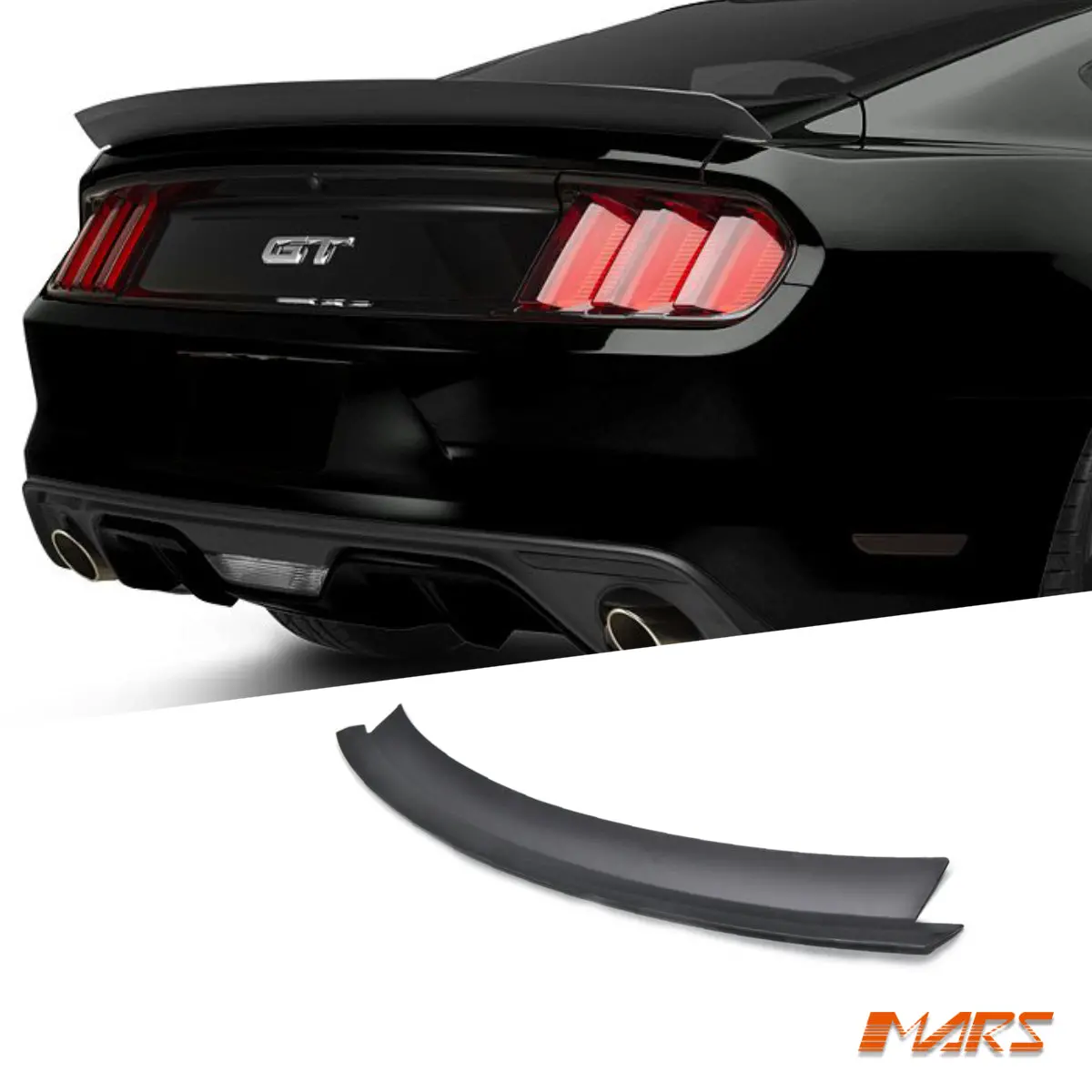 Rtr Style High Kick Rear Trunk Boot Lip Spoiler Wing Bodykit For Ford Mustang Fm Fn 2015 To 2022 1