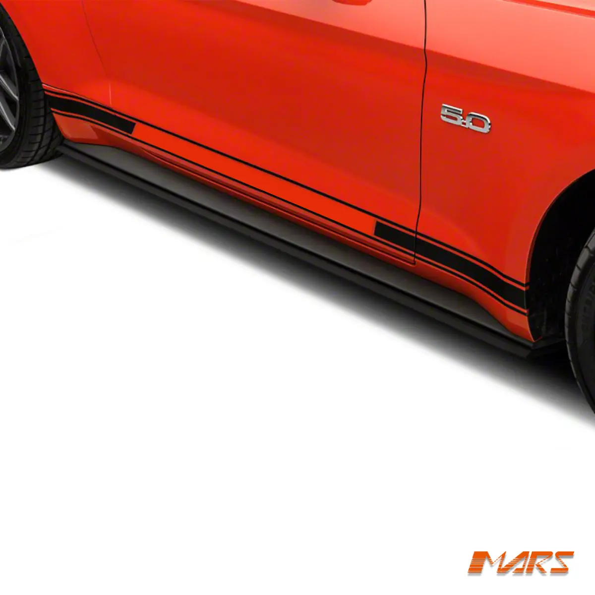 Rtr Style Lower Side Skirts Lip Spoiler Bodykit For Ford Mustang Fm Fn 2015-2023 1