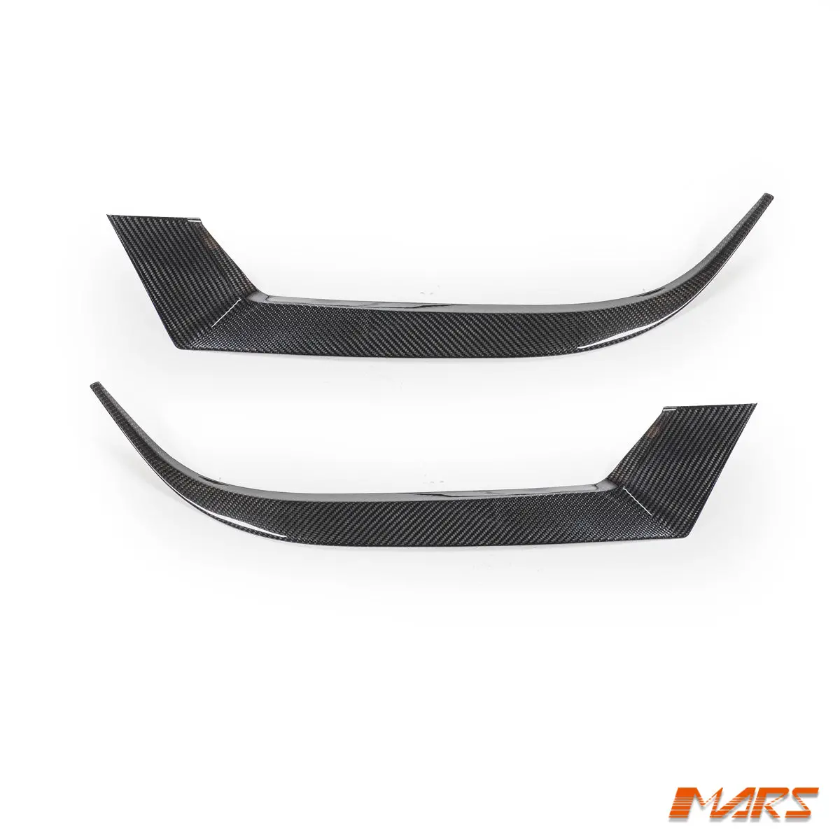 Flokraft Dry Carbon Fibre Headlight Eyebrow Lid Cover Trims For Ford Mustang S650 Fo Ecoboost(2023–2026) 1