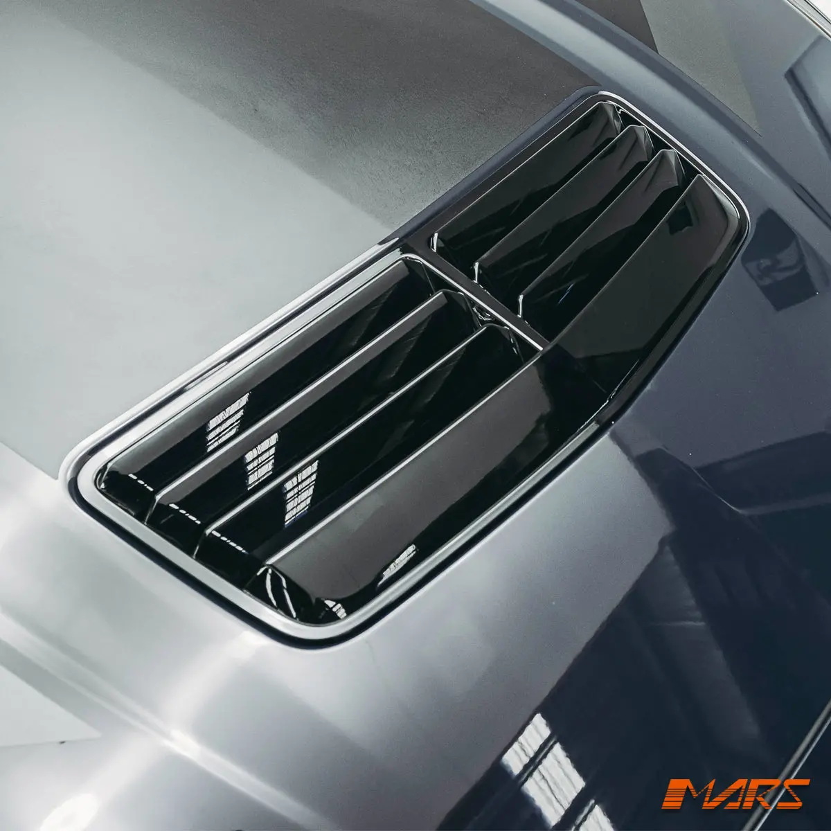 Gloss Black Darkhorse Style Hood Bonnet Scoop Vent Bodykit For Ford Mustang Gt V8 S650 Fo (2023–2025) 1