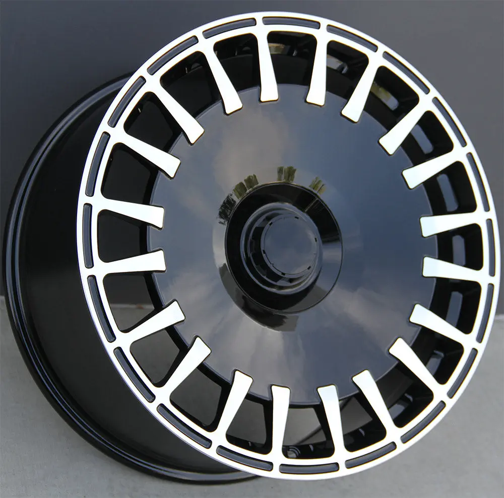 Mercedes Benz Wheels 9997 20X8.5/20X9.5 5X112 Gloss Black Machined Fit E Cl Clk Slk S Sl Class 300 350 400 450 550 1