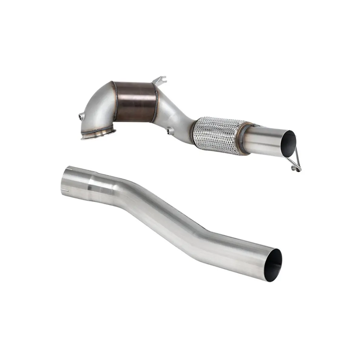 Milltek Large Bore Downpipe And Hi-Flow Hjs Cat For Vw Mk8/Mk8.5 Gti (2022+) 1