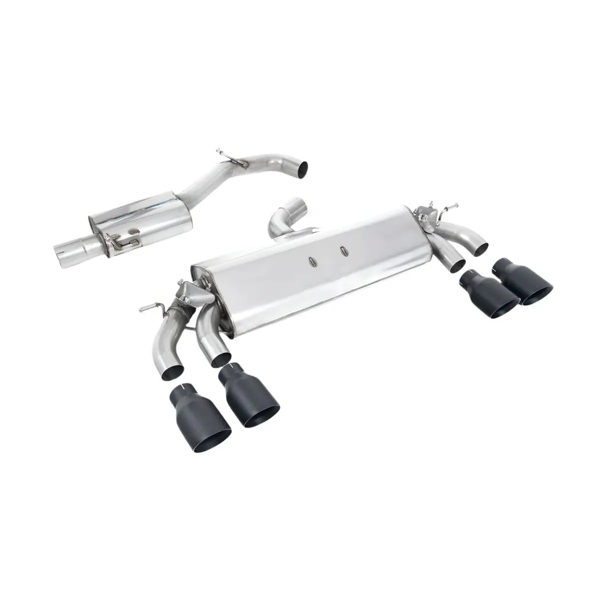 Milltek Valved Resonated Catback Exhaust For Vw Mk7.5 Golf R (2018–2019) 1