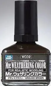 Mr.Hobby Wc02 Mr. Weathering Color Ground Brown 1