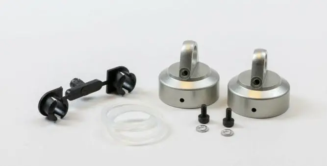 Mugen E2572 Emulsion Damper Caps (2Pcs): X8/T 1
