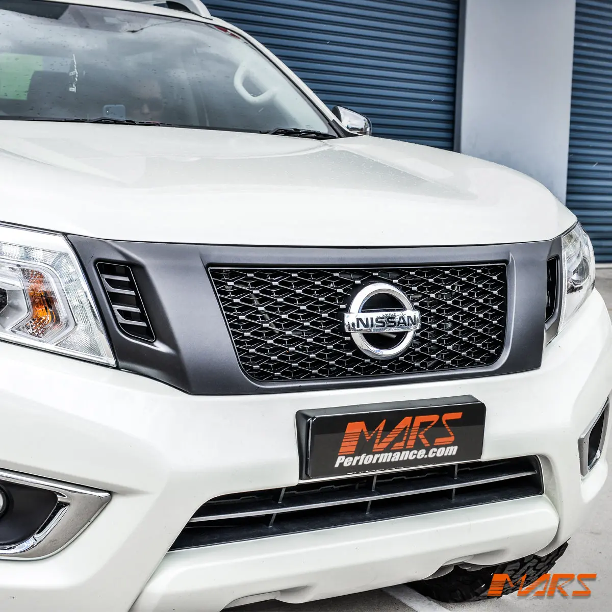 Matt Black Oe Style Front Bumper Bar Grille Grill Bodykit For Nissan Navara Ute Np300 D23 2015-2020 1
