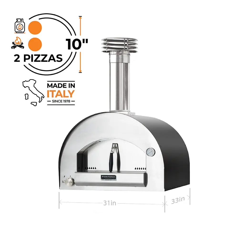 Fontana Margherita Hybrid Gas & Wood Oven - New Gen Margherita 1