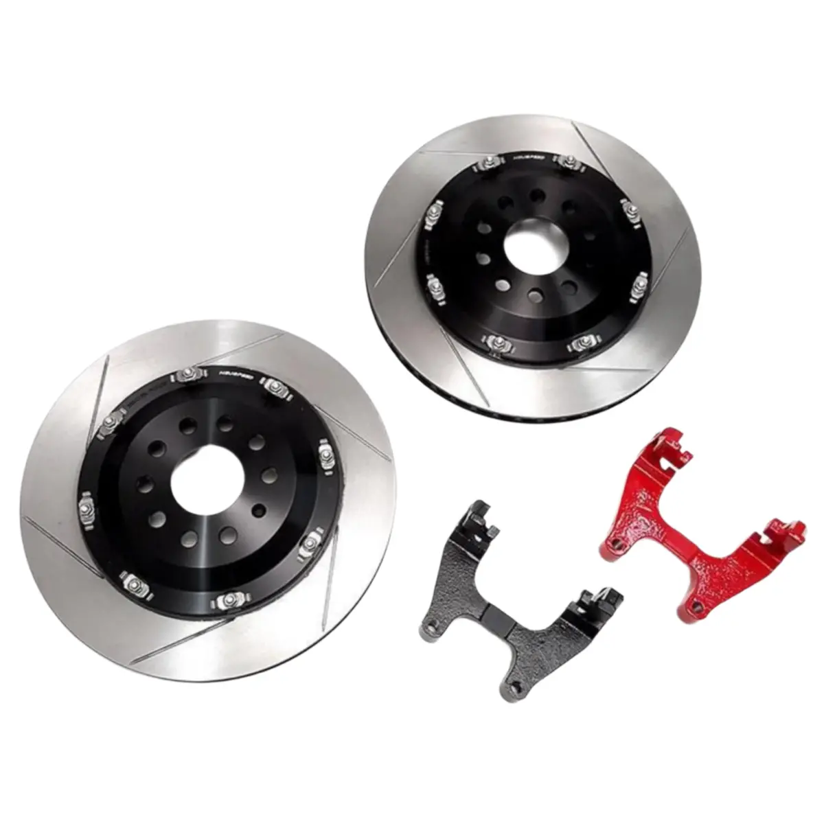 Neuspeed 350Mm 2-Piece Rear Brakes Floating Rotors Audi 8V S3, Rs3 & Mk7 Golf R 1